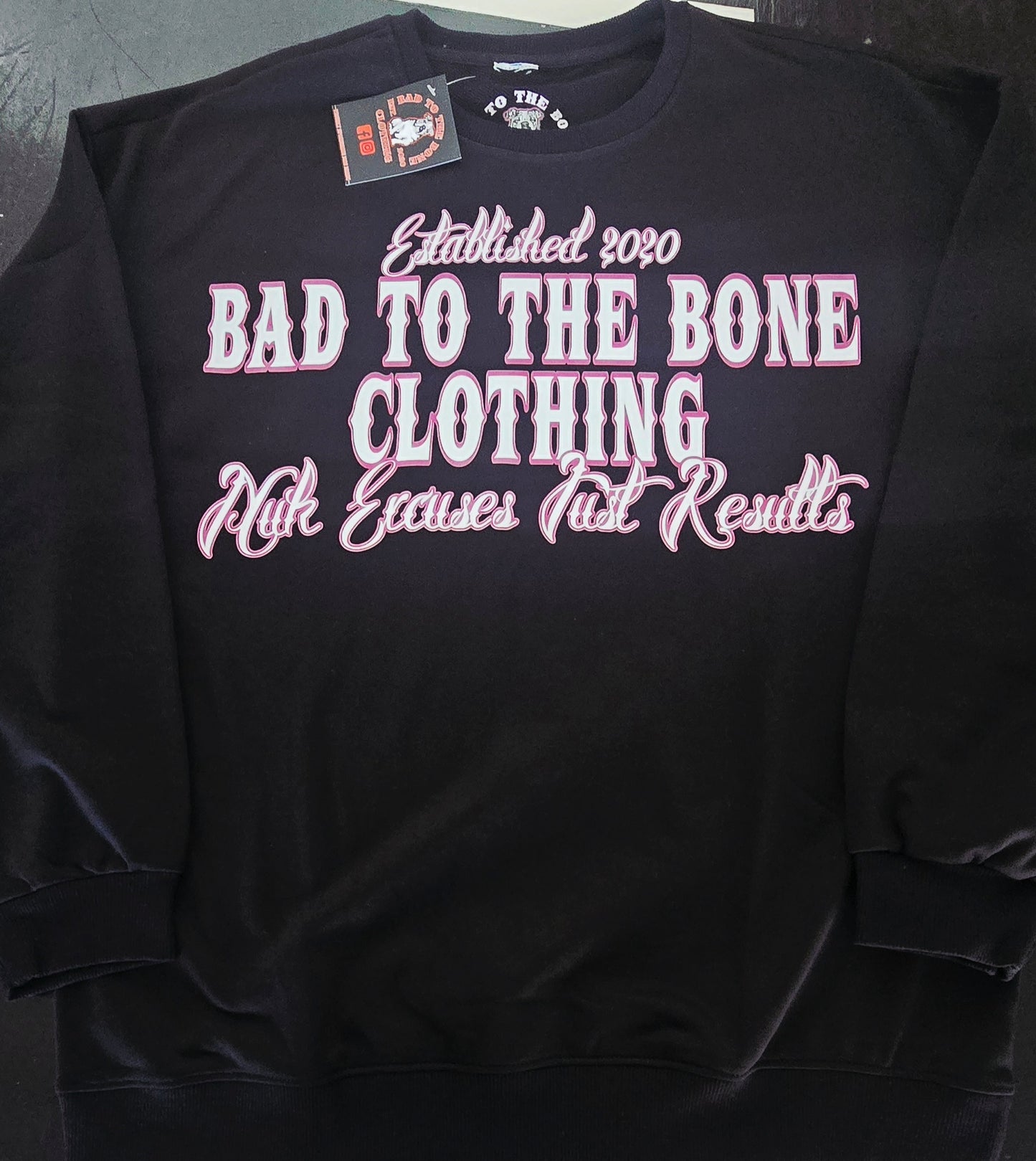 O.G 'BTTB Clothing N.E.J.R' DTF Printed Crew-Neck Sweatshirt