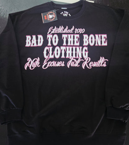 O.G 'BTTB Clothing N.E.J.R' DTF Printed Crew-Neck Sweatshirt