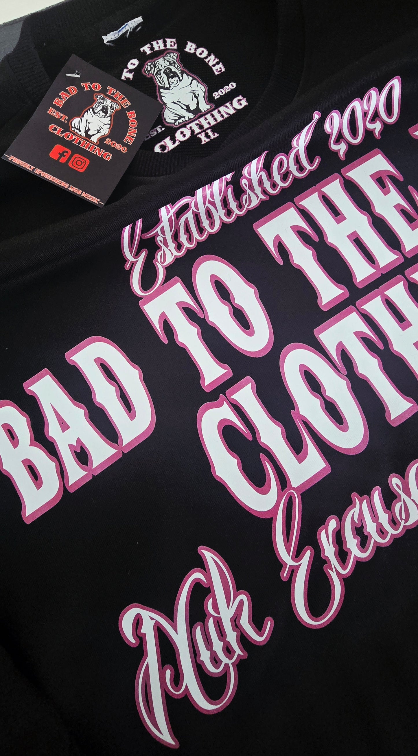O.G 'BTTB Clothing N.E.J.R' DTF Printed Crew-Neck Sweatshirt