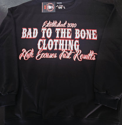 O.G 'BTTB Clothing N.E.J.R' DTF Printed Crew-Neck Sweatshirt
