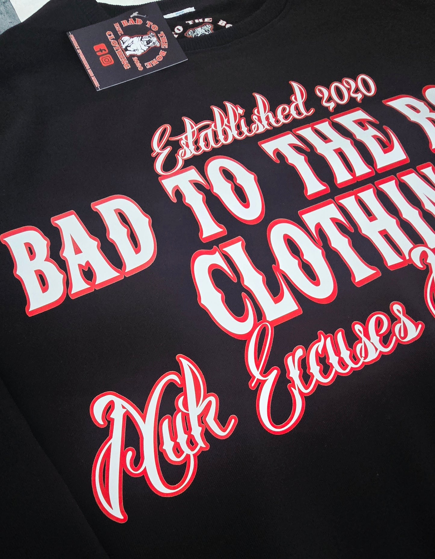 O.G 'BTTB Clothing N.E.J.R' DTF Printed Crew-Neck Sweatshirt