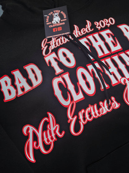 O.G 'BTTB Clothing N.E.J.R' DTF Printed Pull-Over Hood