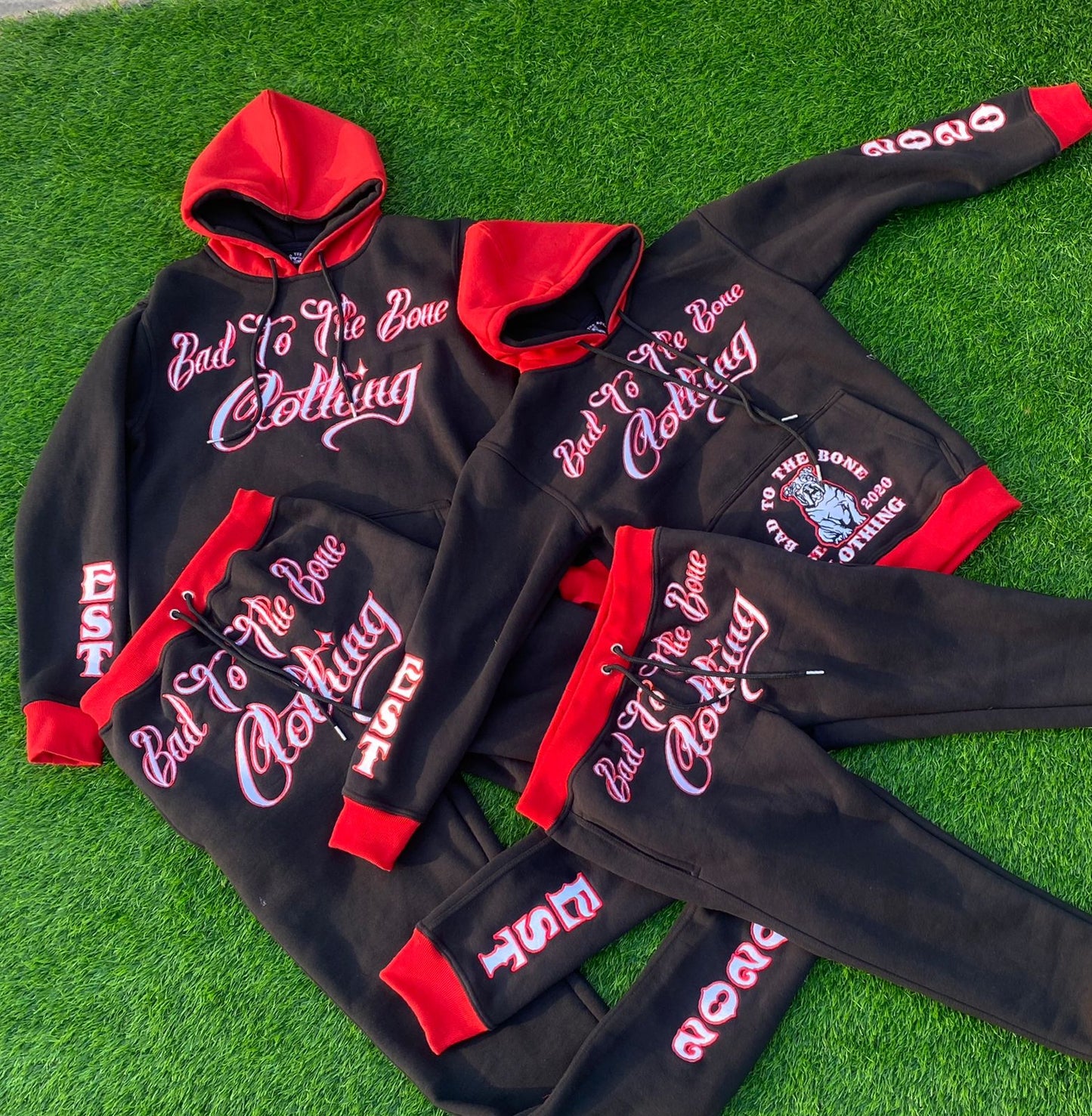 O.G 'BTTB Clothing N.E.J.R' Embroidered Pull-Over Hooded Tracksuit