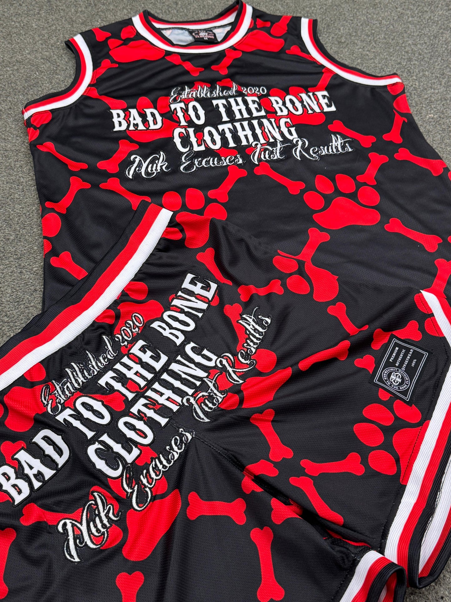 O.G 'BTTB N.E.J.R' Embroidered Basketball Sets
