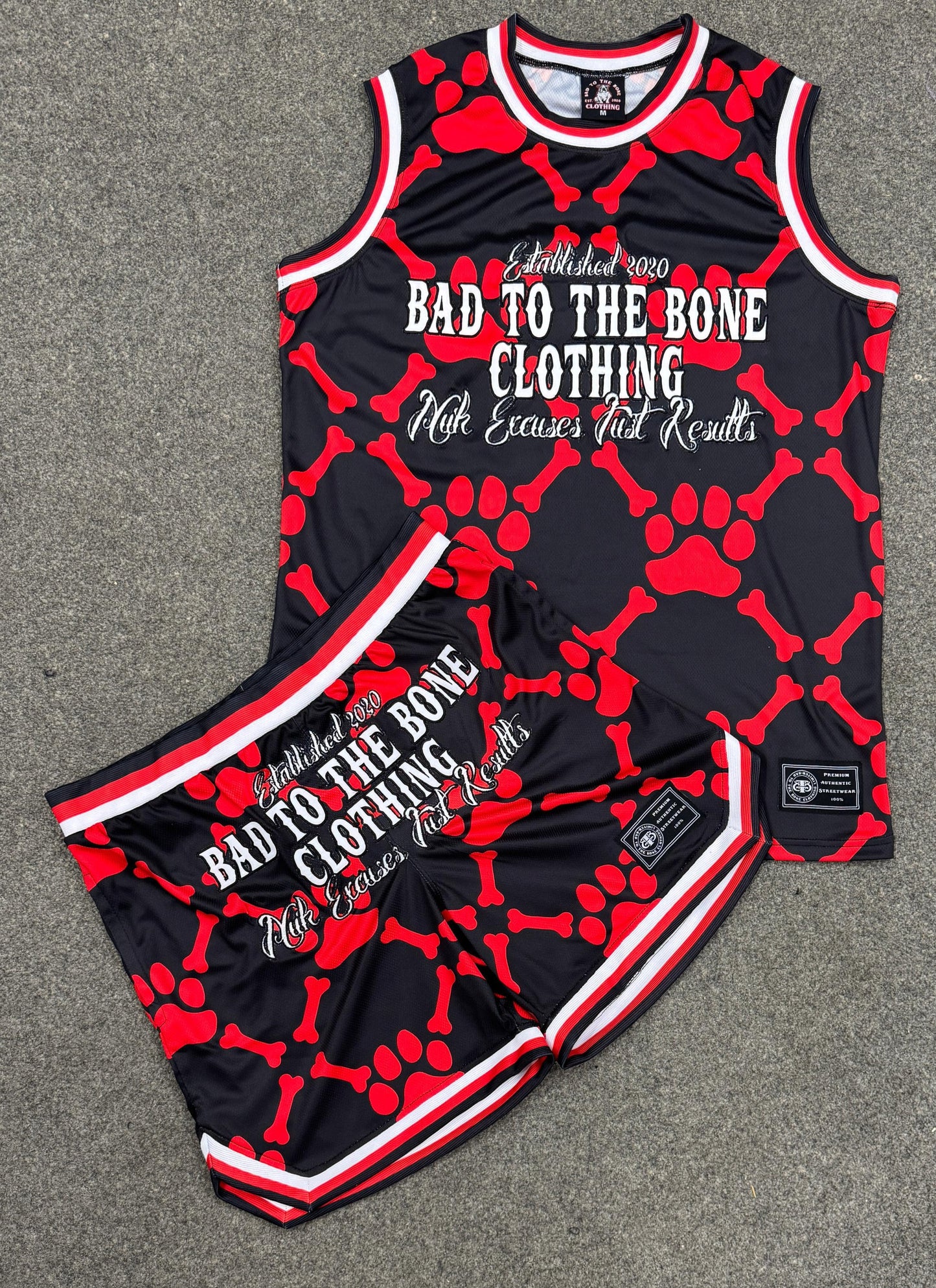 O.G 'BTTB N.E.J.R' Embroidered Basketball Sets